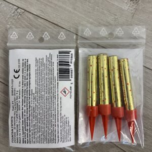 Tortagyertya 6cm prémium ezüst (4db-os)